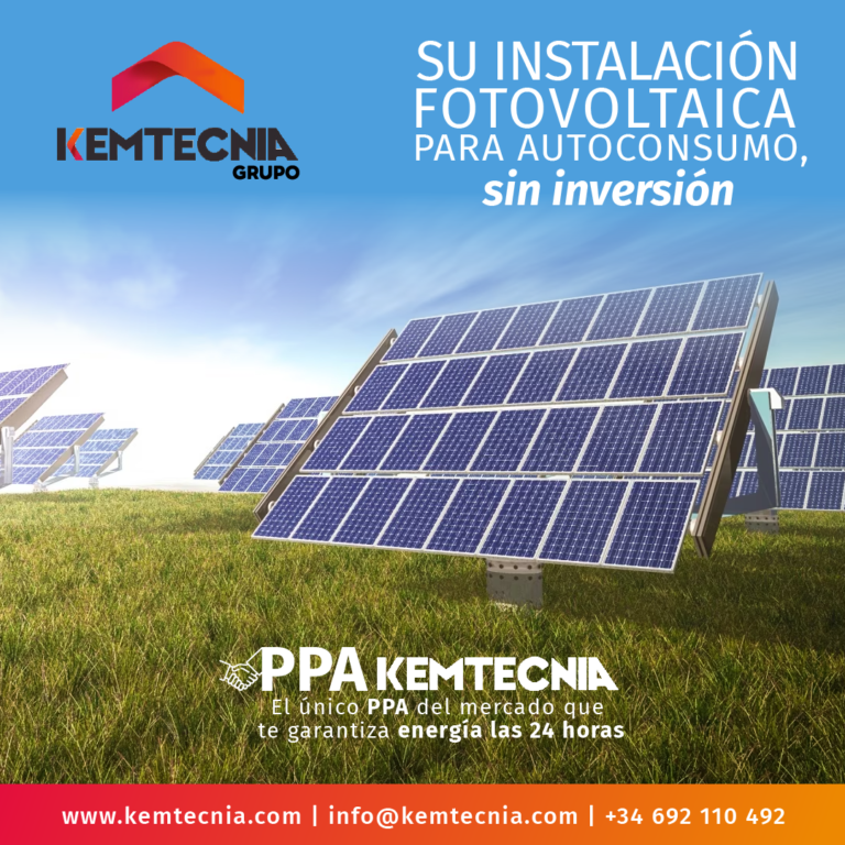 Kemtecnia te lo pone fácil con contratos PPA de energía